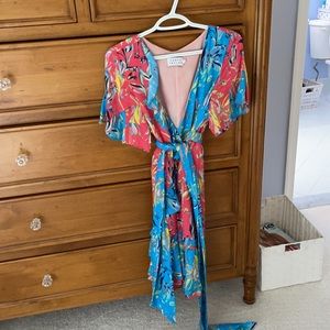 Tanya Taylor blue,yellow and red